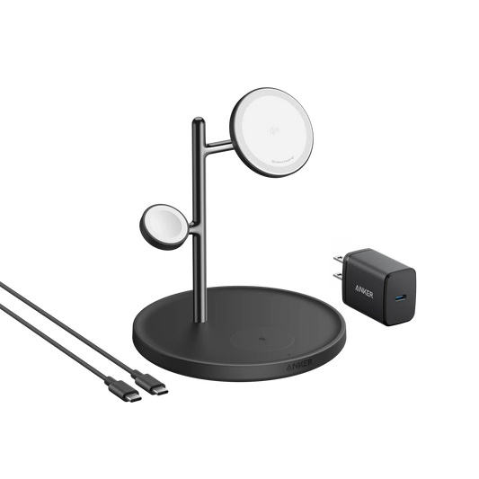 Refurbished Anker MagGo Wireless Charging Station (3-in-1 Stand)