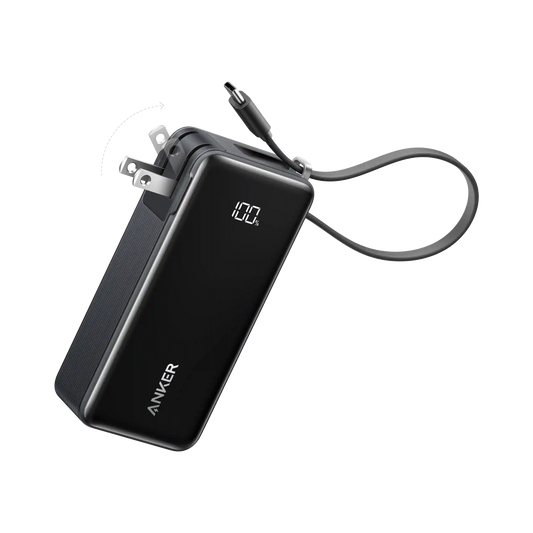 Bundle kit: Anker Power Bank (10K, Fusion, Built-In USB-C Cable)and Anker Nano Charger (20W)