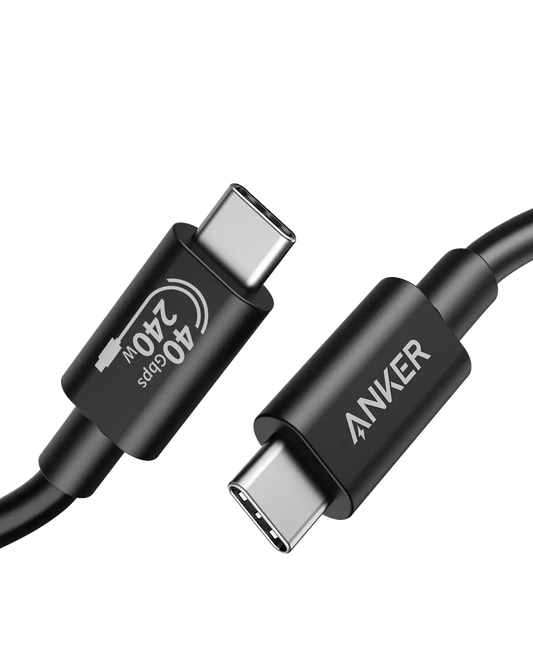 Anker 515 USB-C to USB-C Cable (Thunderbolt 4 Compatible)(2 packs)