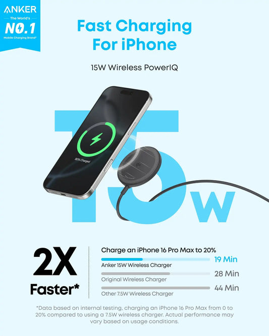 Anker Zolo Magnetic Wireless Charger (1-Pack)