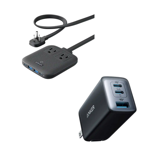 Anker Nano Charging Station (6-in-1, 67W) and Anker 735 Charger (Nano II 65W)