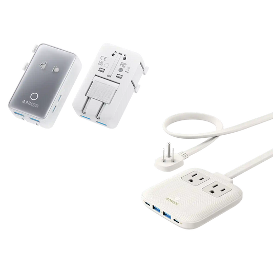 Anker Nano Charging Station (6-in-1, 67W) and Anker Nano Travel Adapter (5-in-1, 20W, 1-Pack)
