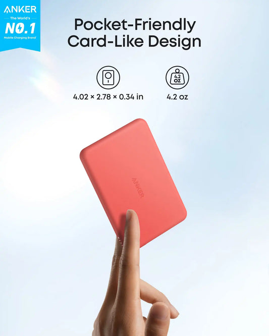 Refurbished Anker MagGo Power Bank (5K, Slim)