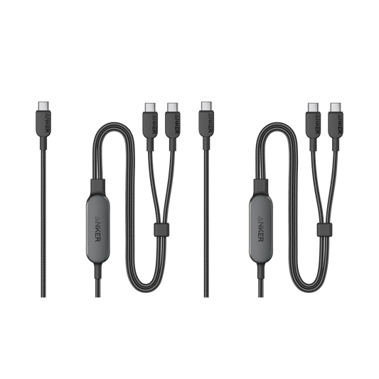 Anker 140W 2-in-1 USB-C to USB-C Cable 2 Pack